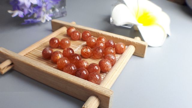 J0512B01黃金草莓太陽石貓眼水晶散珠。手作材料★甜蜜水晶二館★天然金草莓太陽石散珠 商品如圖 天然曠紋不喜勿標:圖片 3