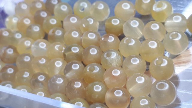 J1125B01-1甜蜜水晶二館。手作材料 天然黃兔毛水晶 7.2~7.4MM散珠:圖片 8