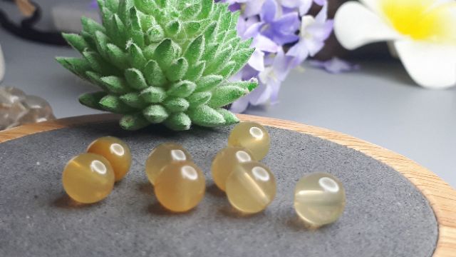 J1125B01-1甜蜜水晶二館。手作材料 天然黃兔毛水晶 7.2~7.4MM散珠:圖片 9