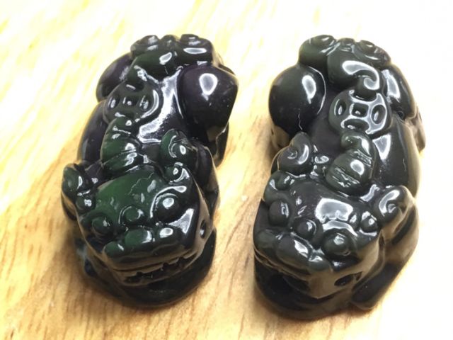 J90407A01 甜蜜水晶二館 天然水晶 彩曜貔貅 成雙成對 配件。手作材料:圖片 3