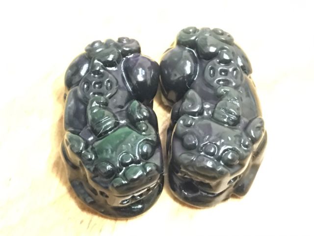 J90407A01 甜蜜水晶二館 天然水晶 彩曜貔貅 成雙成對 配件。手作材料:圖片 4