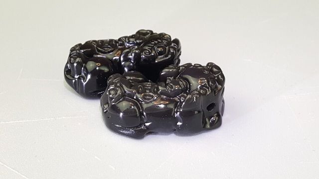 J90407A01 甜蜜水晶二館 天然水晶 彩曜貔貅 成雙成對 配件。手作材料:圖片 6