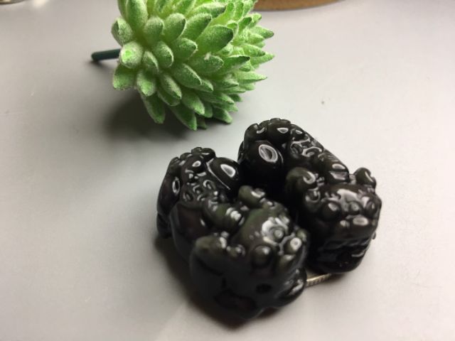 J90407A01 甜蜜水晶二館 天然水晶 彩曜貔貅 成雙成對 配件。手作材料:圖片 8