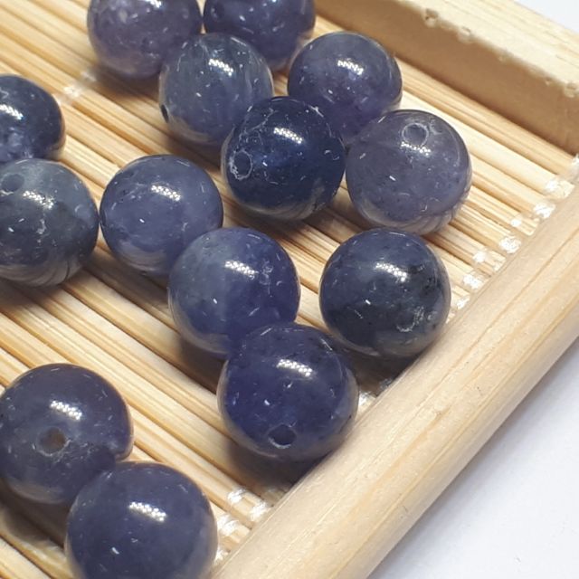 J1117B03♡甜蜜水晶二館♡手作材料~diy 水晶坦桑石5mm散珠 坦桑石 丹泉石 純天然的寶石 ♡