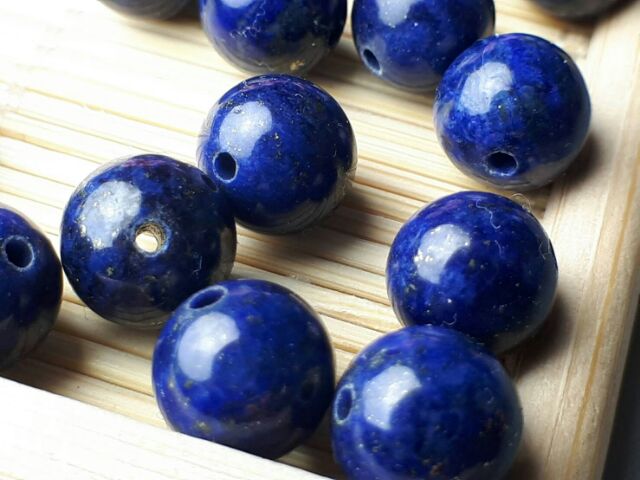 ♡甜蜜創意水晶♡diy 水晶手作材料~天然青金石8mm散珠 J0127B03♡1包5顆賣:圖片 5