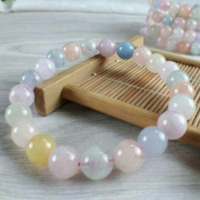 紅粉佳人糖果摩根石♡甜蜜水晶二館♡天然摩根石寶石手鍊女款手鍊💝新鮮上市便宜特價中♡0729A02-55~56