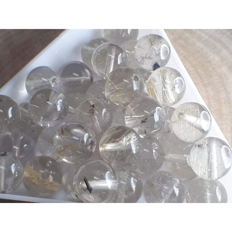 ♡甜蜜水晶二館♡手作材料~天然鈦晶散珠♡8mm散珠商品如圖。維納絲鈦晶♡數量有限售完止♡J0302B01-A4:圖片 2
