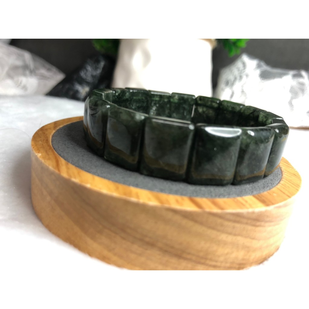 J00712A1-21~33 甜蜜水晶二館 天然綠髮晶手排 綠髮晶 高檔 滿絲 綠髮晶 帶來好運和財富 現貨販售