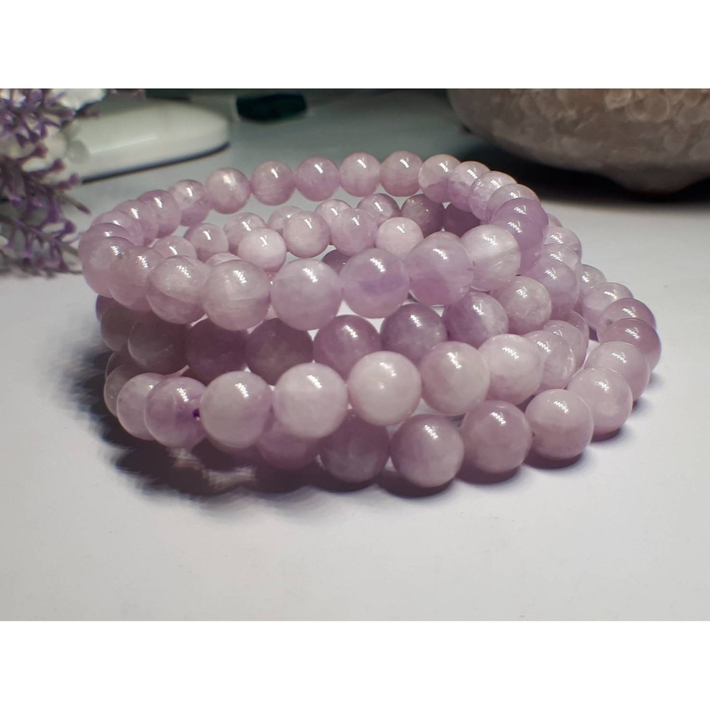 ♡J1203B03♡水晶皇后-紫鋰輝♡甜蜜水晶二館♡天然紫鋰輝手鍊♤無染色天然色♤便宜出清不議價☆紫鋰灰:圖片 3