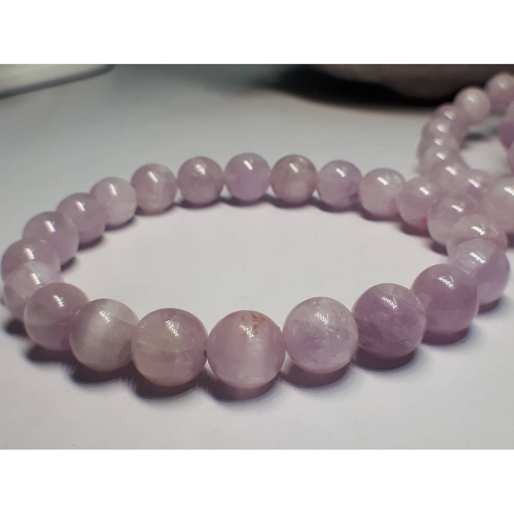 ♡J1203B03♡水晶皇后-紫鋰輝♡甜蜜水晶二館♡天然紫鋰輝手鍊♤無染色天然色♤便宜出清不議價☆紫鋰灰:圖片 8